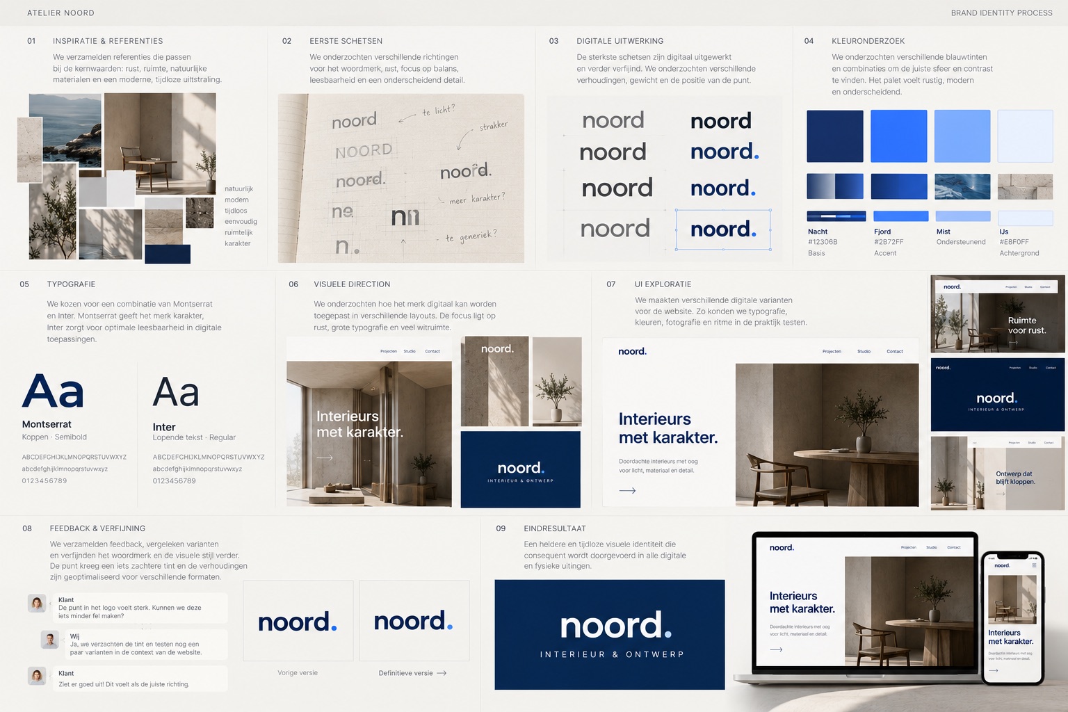 Brandingtraject voor Atelier Noord, vergroot