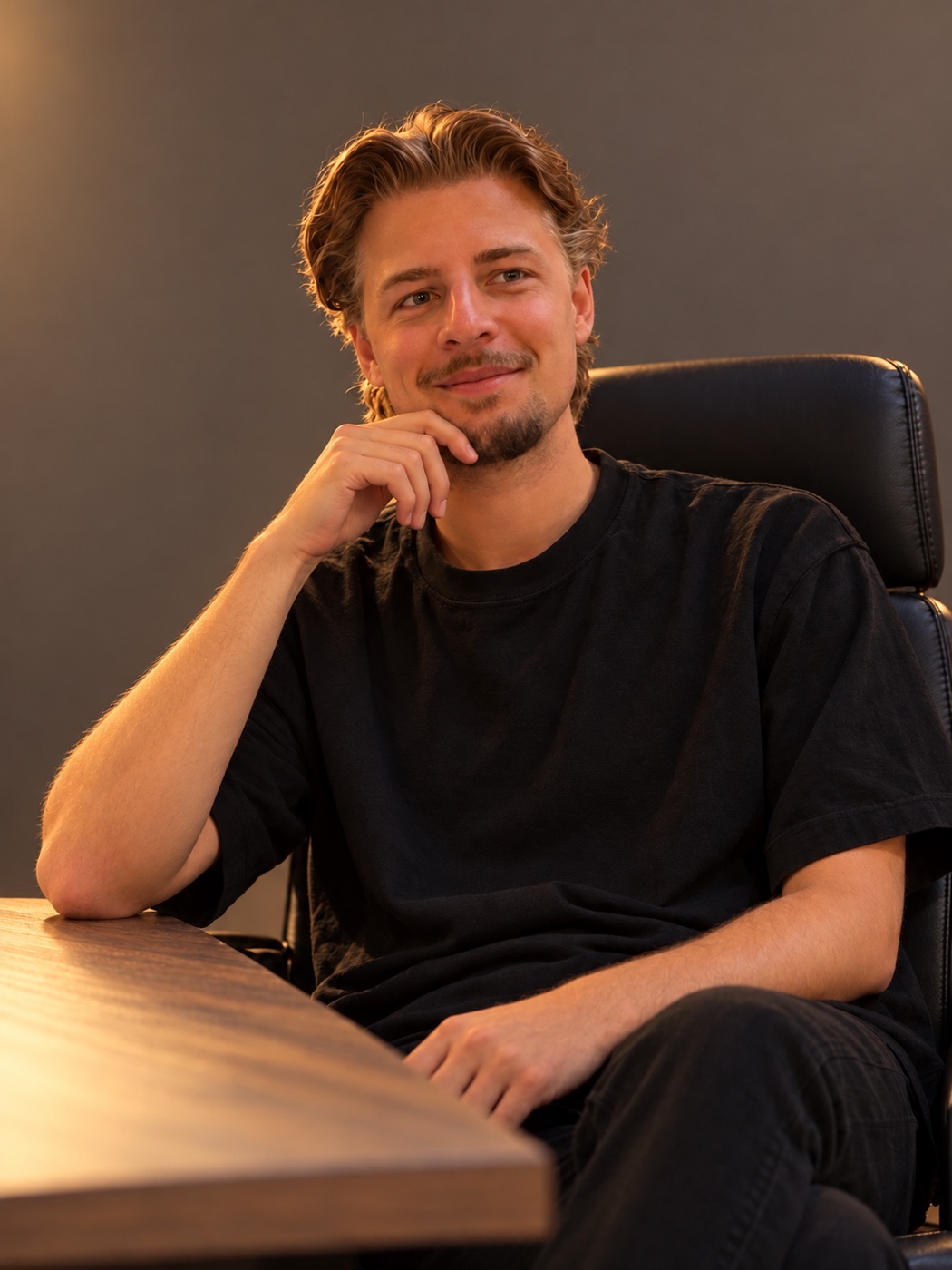 Portret van Daan van der Vorst, oprichter van SCHERP